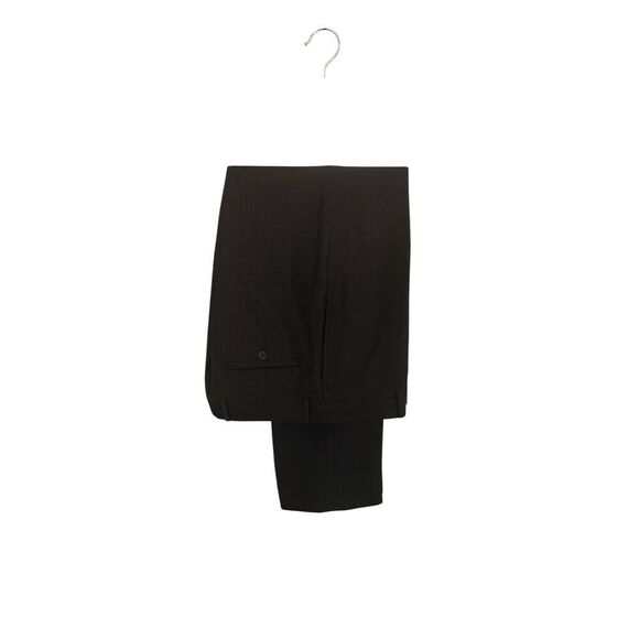 Pronto Uomo Men's Italian Wool Taupe Herringbone 2pcs Suit Size 40L / 34W - Picture 9 of 11